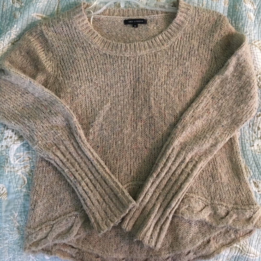 Light brown knit sweater